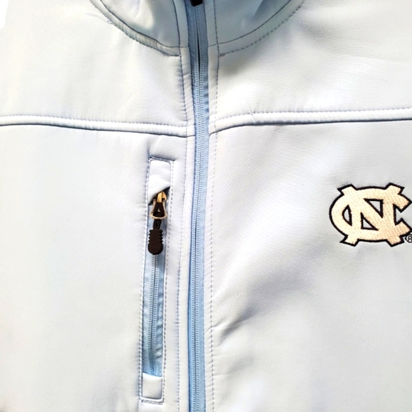 UNC Tarheels Men's Zip Jacket Carolina Blue Medium Knights Apparel Lined - Picture 9 of 12